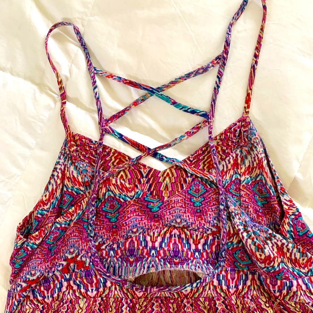 Buckle✨Bright Patterned Tank Top - Picture 3 of 4
